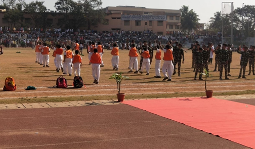 Bagged 1st place in R.N Shetty Stadium on Republic Day